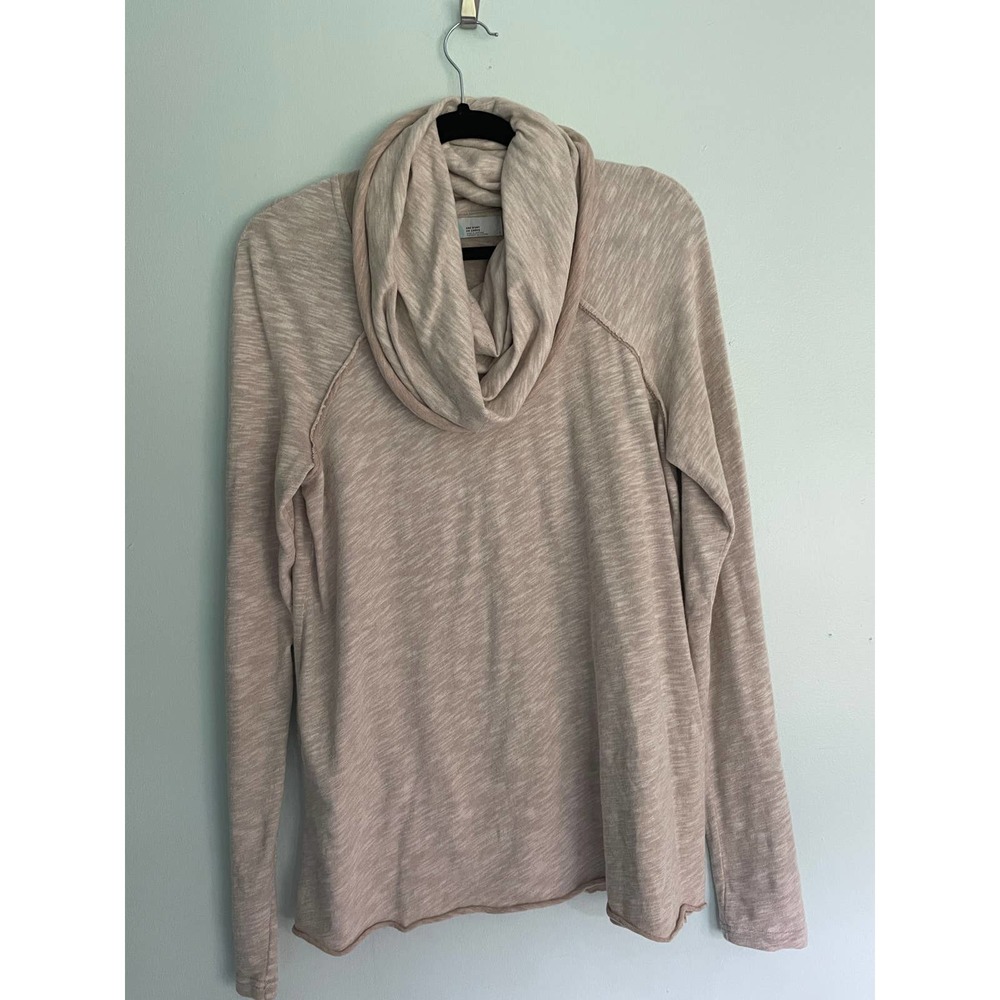 Women's FP Beach Free People Tan Cowl Neck Tunic Medium?